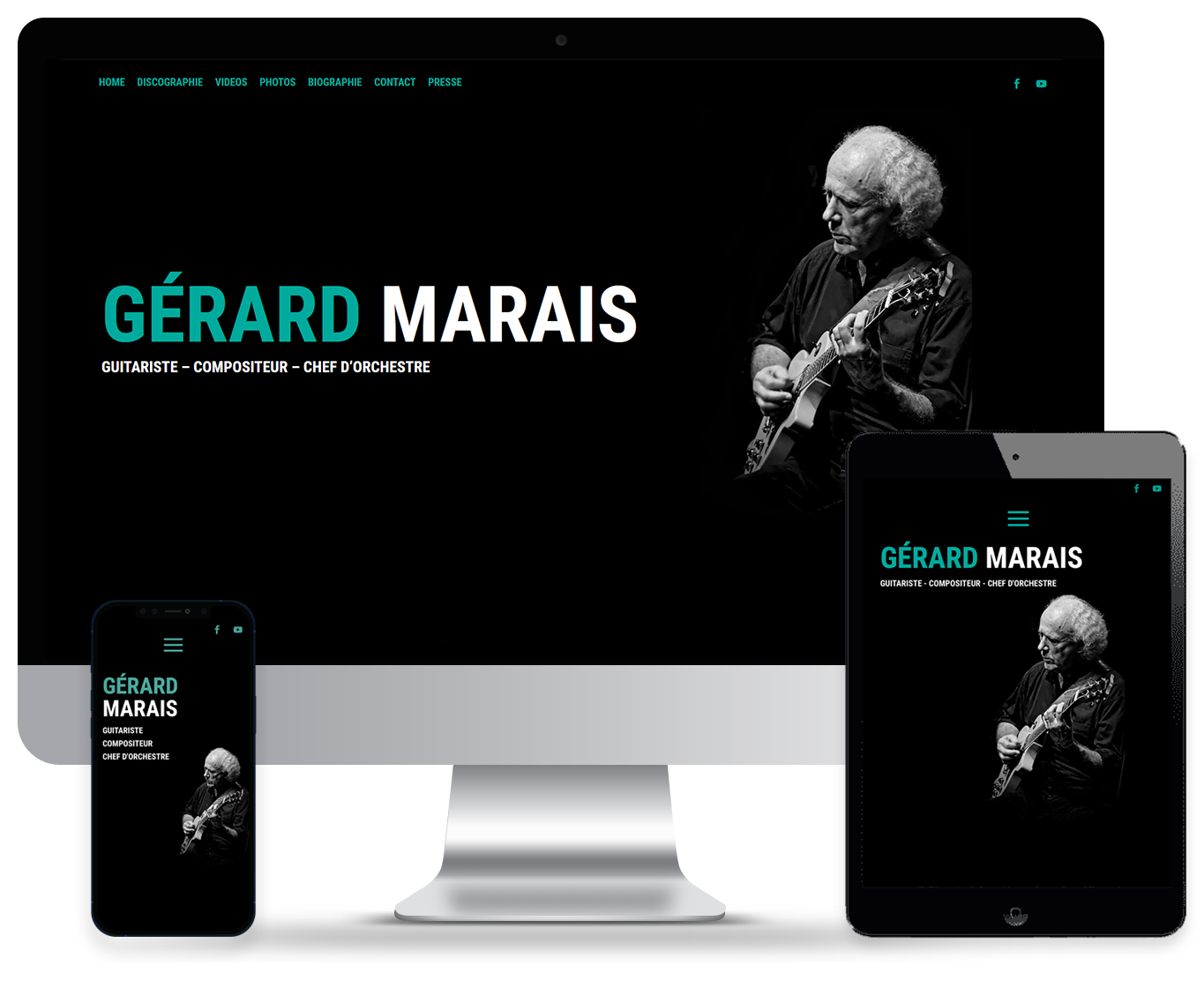 Gérard Marais, Guitariste, compositeur