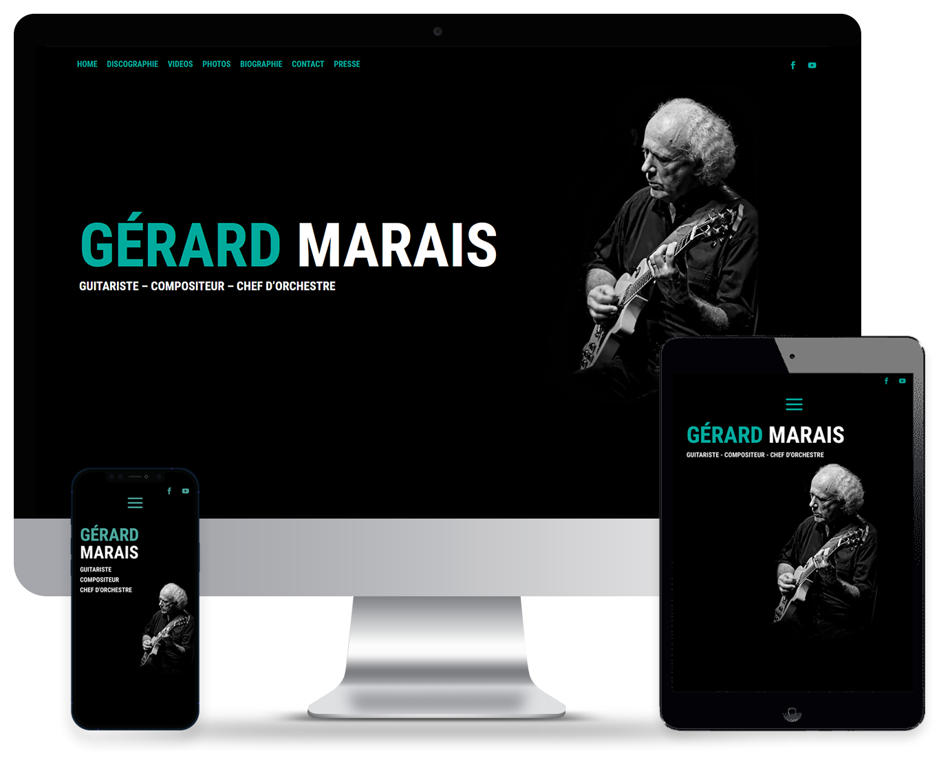 Guitariste, compositeur, chef d'orchestre, Gerard Marais